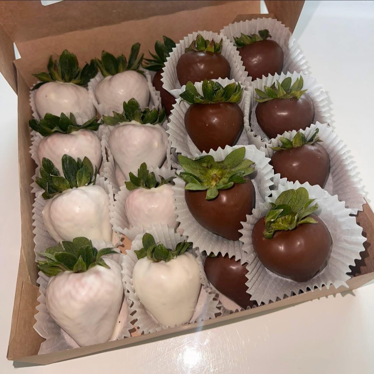 Fresas Cubiertas - 12 Unidades