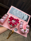 Caja “LOVE” con Fresas & Rosas